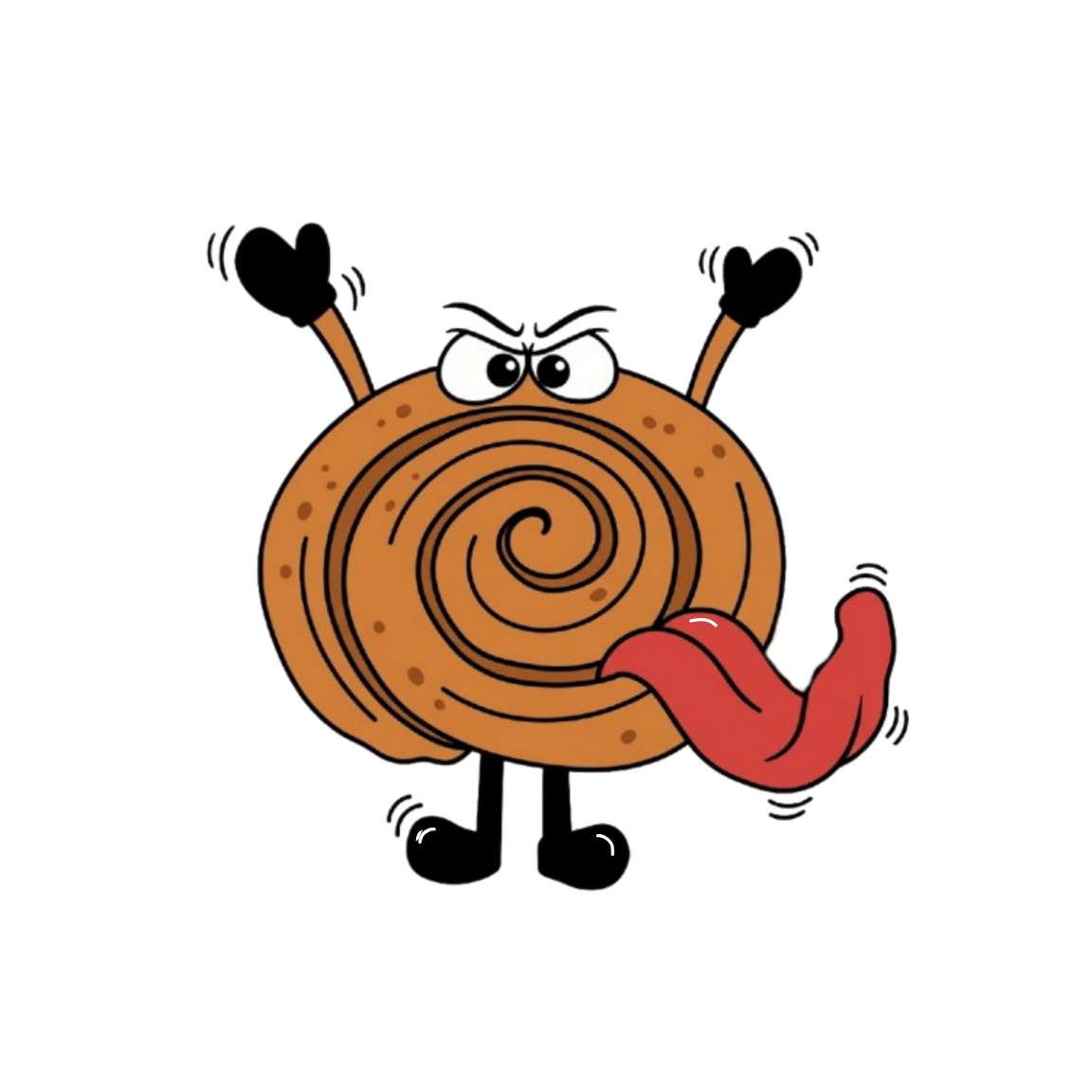 Cinnamon Swirl Mascot